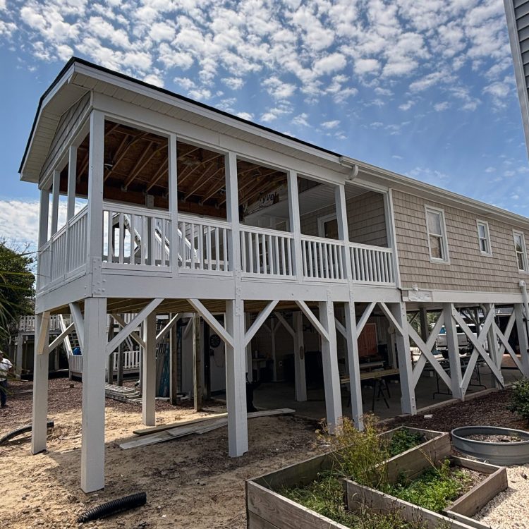 deck aft-opt milams customs, Little river, sc, custom homes, decks & porches